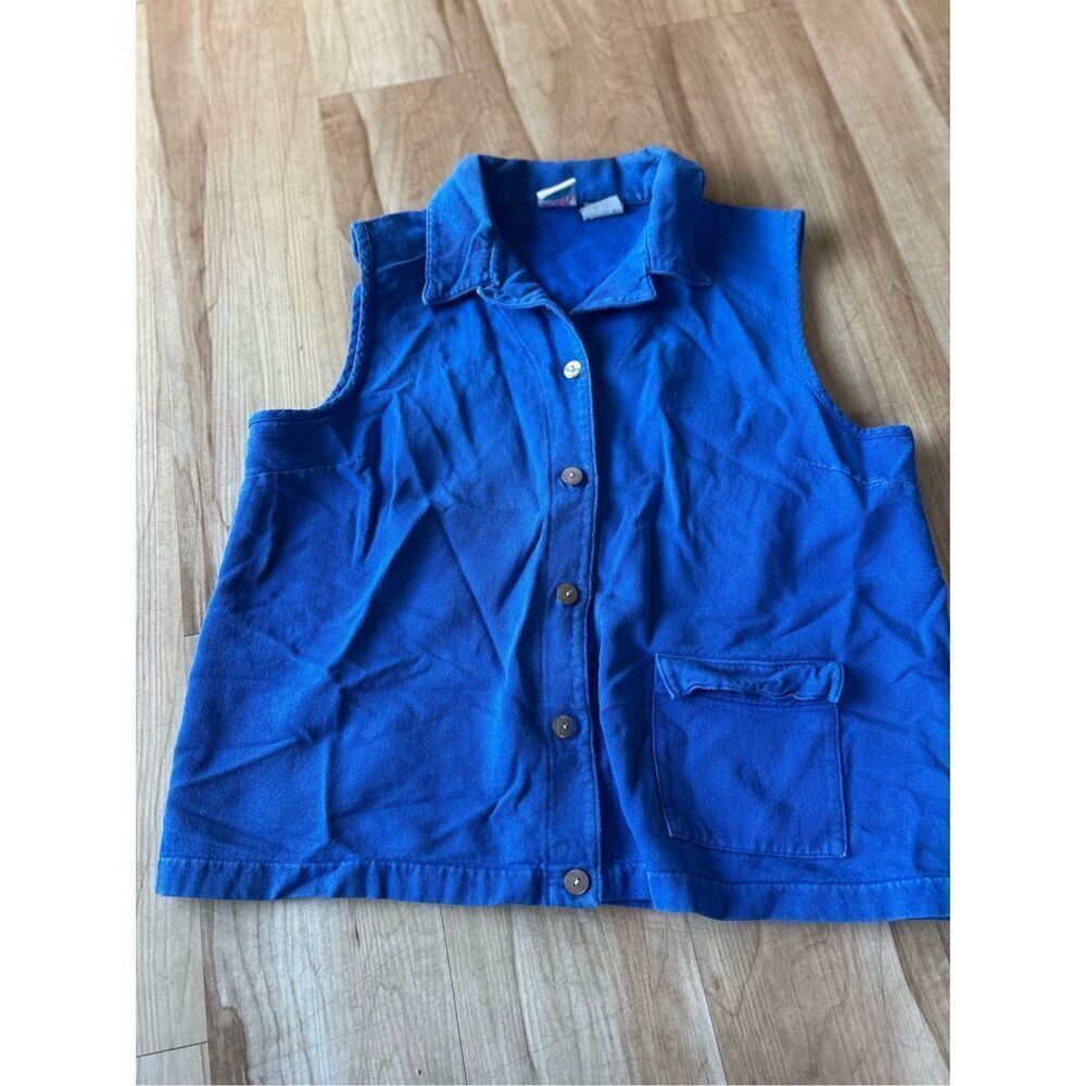 WEK vintage blue vest